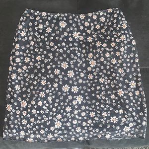 Floral Mesh Skirt